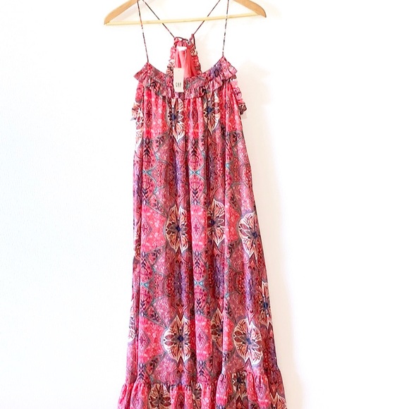 GAP Dresses & Skirts - Gap | maxi dress tiered ruffle cami halter floral